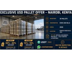 ???? USD PALLET ACQUISITION OPPORTUNITY — NAIROBI, KENYA