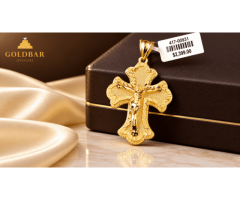 Buy 10K 14K Gold Pendants in Texas USA-Gold Bar Jeweler